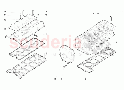 Part Diagram for Lamborghini 07L103063AA
