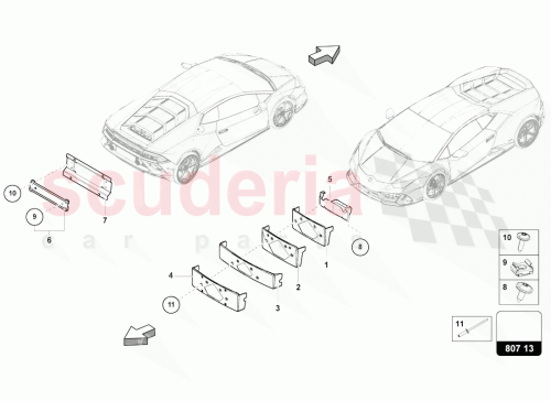 Part Diagram for Lamborghini WHT000821