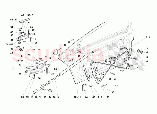 Part Diagram for Lamborghini 429837987