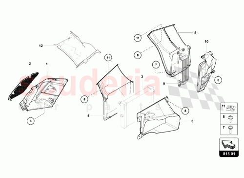Part Diagram for Lamborghini 470825325