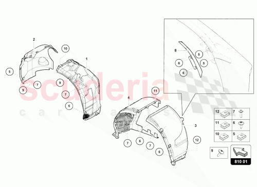 Part Diagram for Lamborghini 470806077A