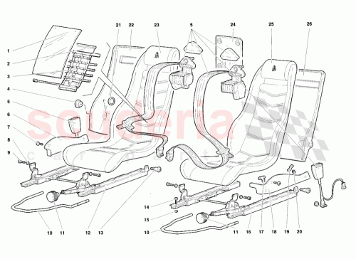 Part Diagram for Lamborghini 009435117