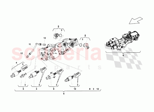 Part Diagram for Lamborghini 086317821A