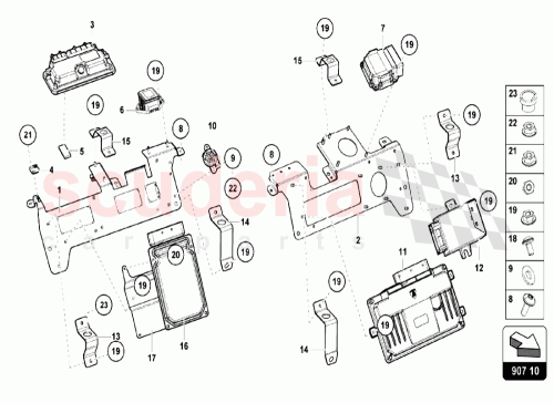 Part Diagram for Lamborghini 470907721E