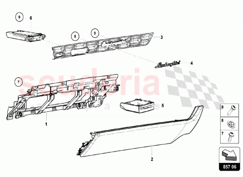 Part Diagram for Lamborghini 4T2857226H
