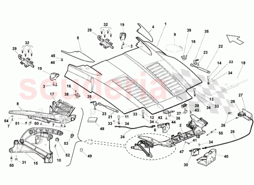 Part Diagram for Lamborghini 7L6980551