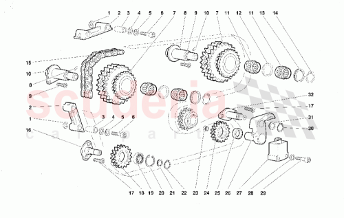 Part Diagram for Lamborghini 001224990