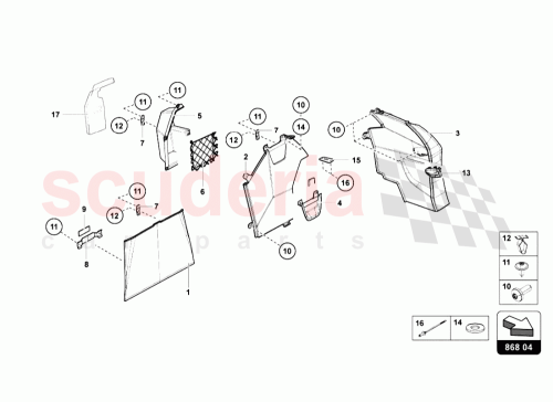 Part Diagram for Lamborghini 475867690