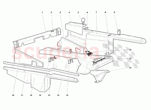 Part Diagram for Lamborghini 001637846