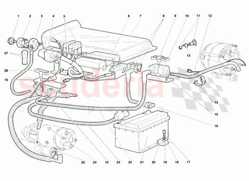 Part Diagram for Lamborghini 005937289