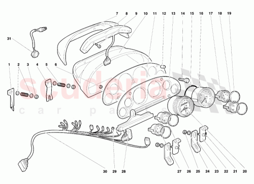 Part Diagram for Lamborghini 006033213