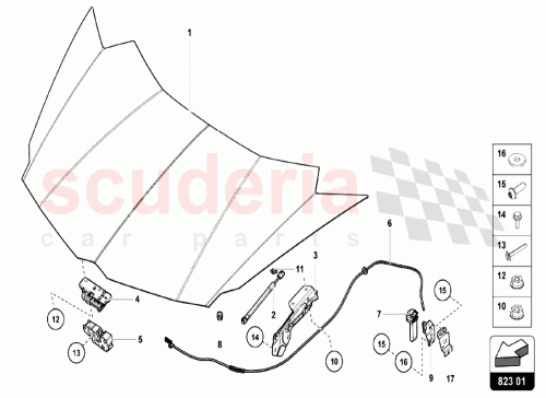 Part Diagram for Lamborghini 470823021E