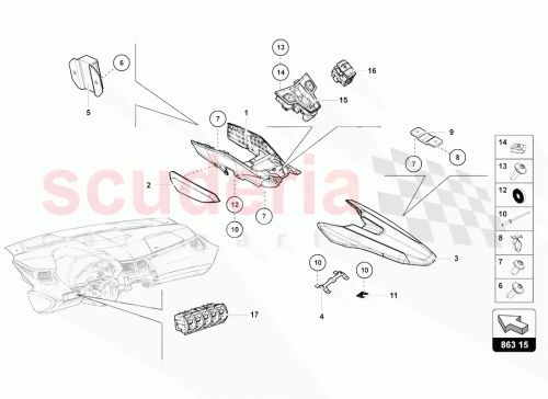 Part Diagram for Lamborghini 470863668AA