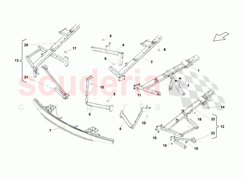 Part Diagram for Lamborghini 400806636A