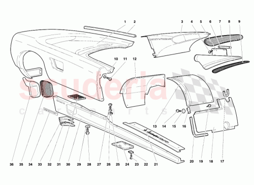 Part Diagram for Lamborghini 009430005