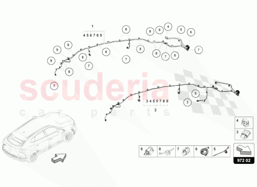 Part Diagram for Lamborghini 4ML971104G