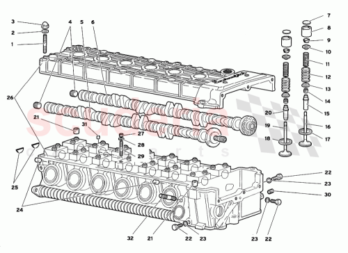 Part Diagram for Lamborghini 460132009