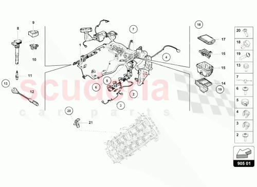 Part Diagram for Lamborghini 4S0937114A