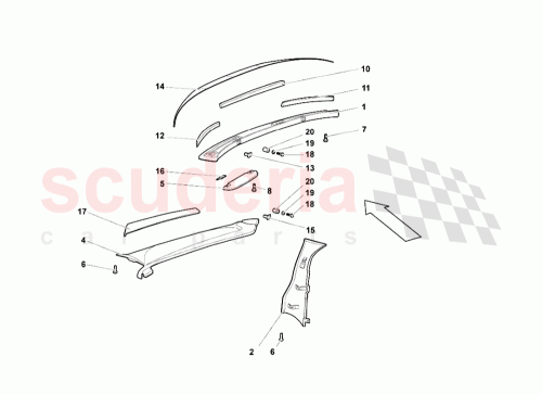Part Diagram for Lamborghini N90659905
