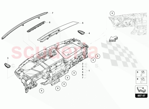 Part Diagram for Lamborghini 4ML857001LSBF