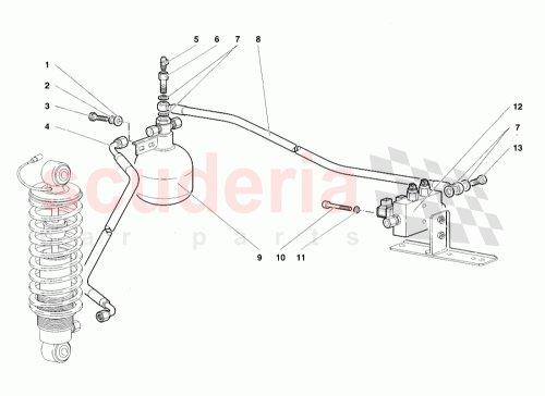 Part Diagram for Lamborghini 005134580