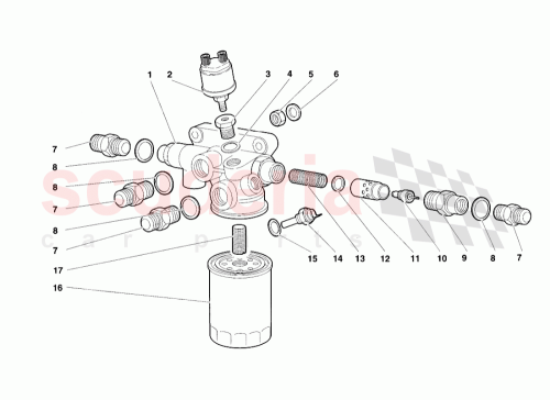 Part Diagram for Lamborghini 008402202