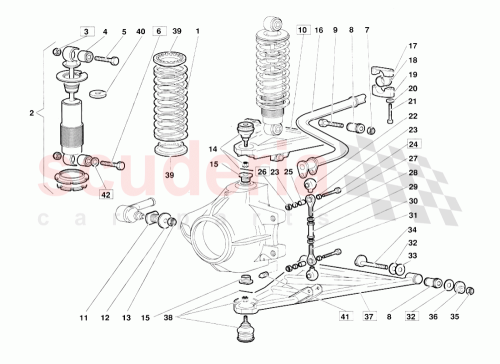 Part Diagram for Lamborghini 005126155
