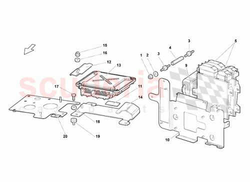 Part Diagram for Lamborghini 410937539