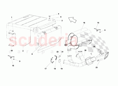 Part Diagram for Lamborghini N10009507