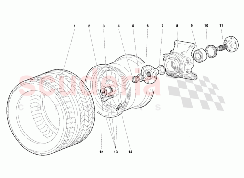 Part Diagram for Lamborghini 005237310