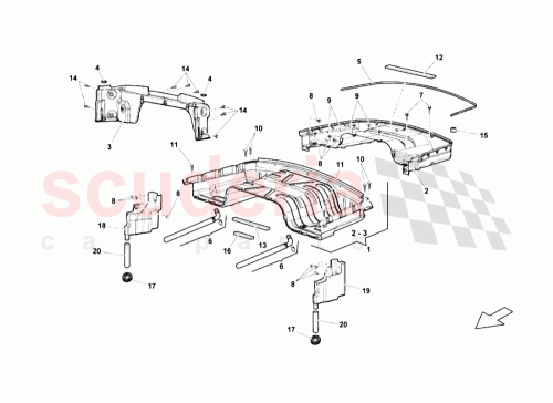 Part Diagram for Lamborghini 407813613G