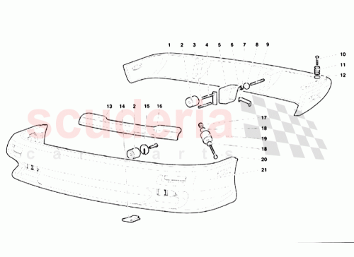 Part Diagram for Lamborghini 008300840