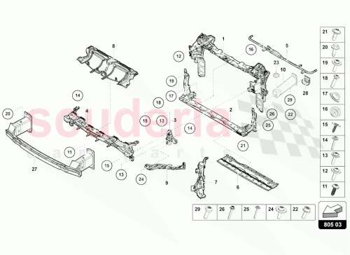Part Diagram for Lamborghini N90684704
