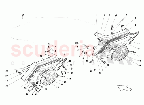 Part Diagram for Lamborghini N0154045