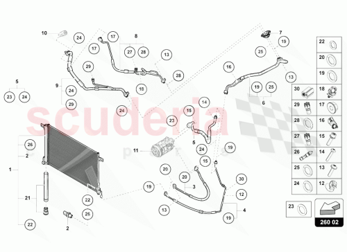 Part Diagram for Lamborghini 4M0816721DB
