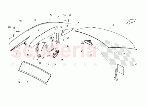 Part Diagram for Lamborghini 400831620