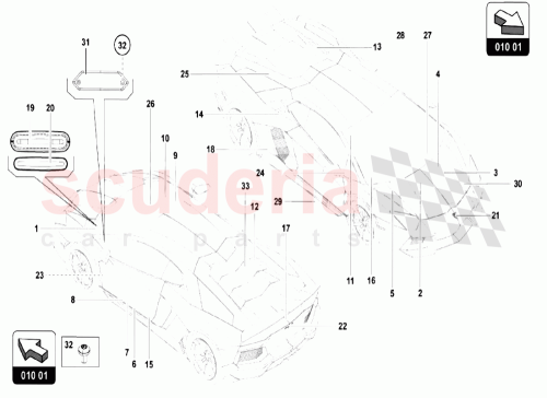 Part Diagram for Lamborghini 470000107D