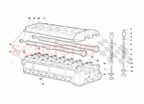 Part Diagram for Lamborghini 001229367