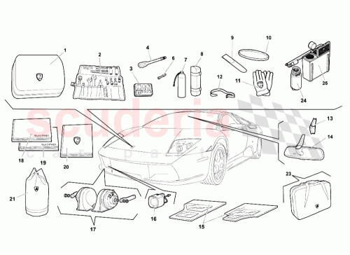 Part Diagram for Lamborghini 417012003C