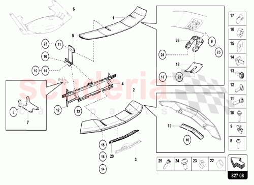 Part Diagram for Lamborghini 470813149D