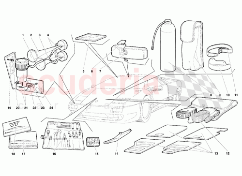 Part Diagram for Lamborghini 009411108