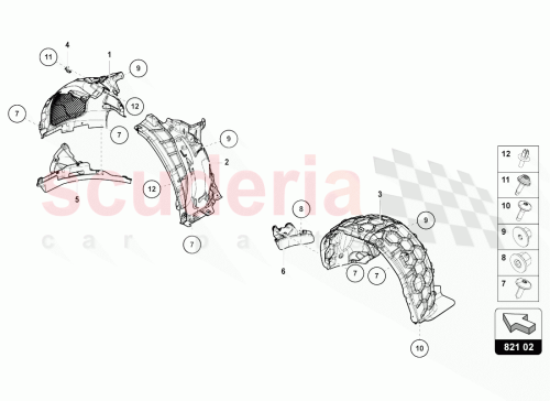 Part Diagram for Lamborghini N91090701