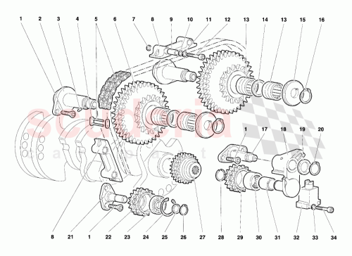Part Diagram for Lamborghini 001224808