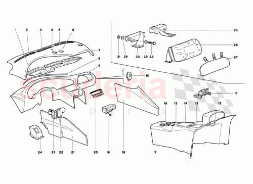 Part Diagram for Lamborghini 0069005599