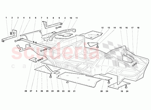 Part Diagram for Lamborghini 004135408