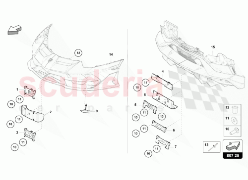 Part Diagram for Lamborghini 470827120M