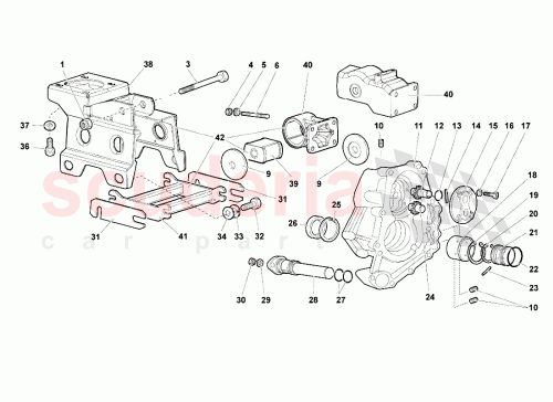 Part Diagram for Lamborghini 086315127