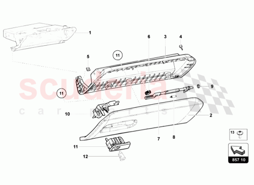 Part Diagram for Lamborghini 470858771