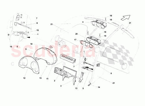 Part Diagram for Lamborghini 400862410B
