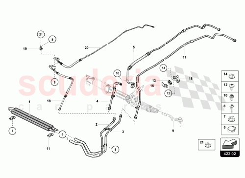 Part Diagram for Lamborghini 472422893D